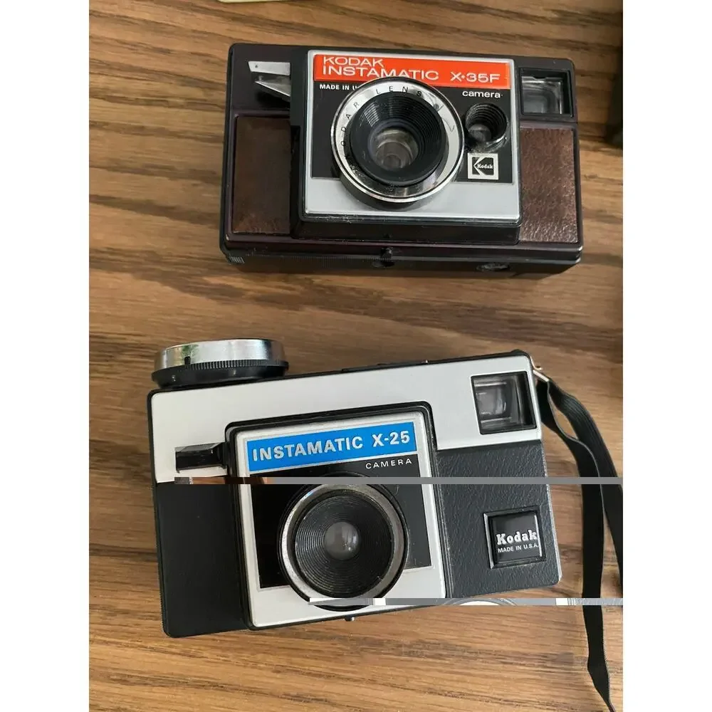 Vintage Kodak Instamatic Collection Of 9 Vintage Film Camera Lot